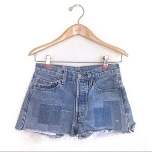 Levi’s 501 Urban Renewal Patchwork Shorts
